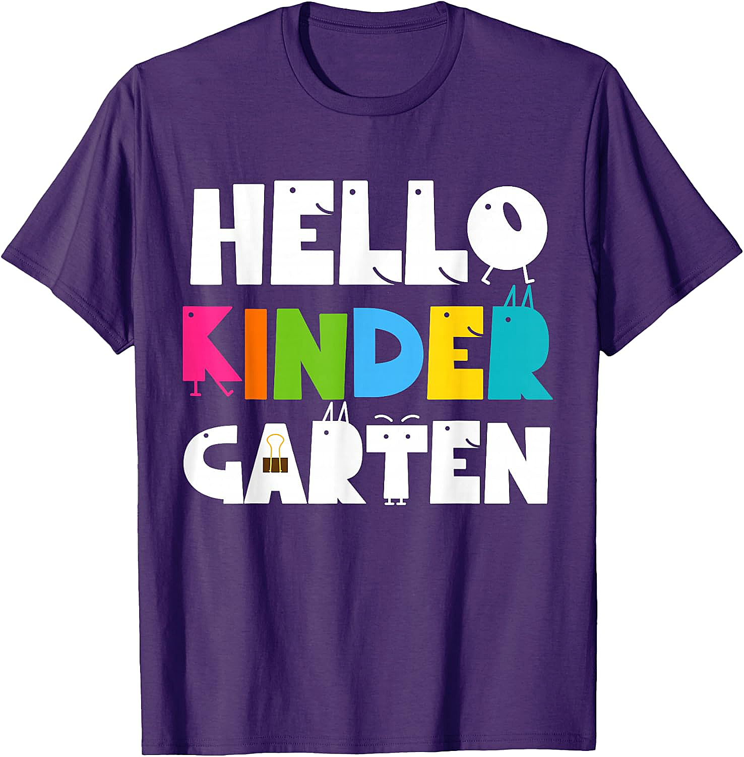 Hello Kindergarten Team Kinder Back to School Teacher Kids T-Shirt