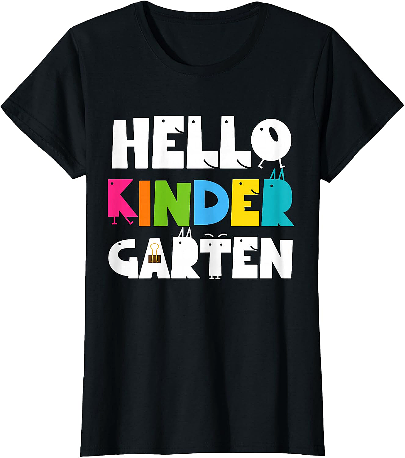 Hello Kindergarten Team Kinder Back to School Teacher Kids T-Shirt