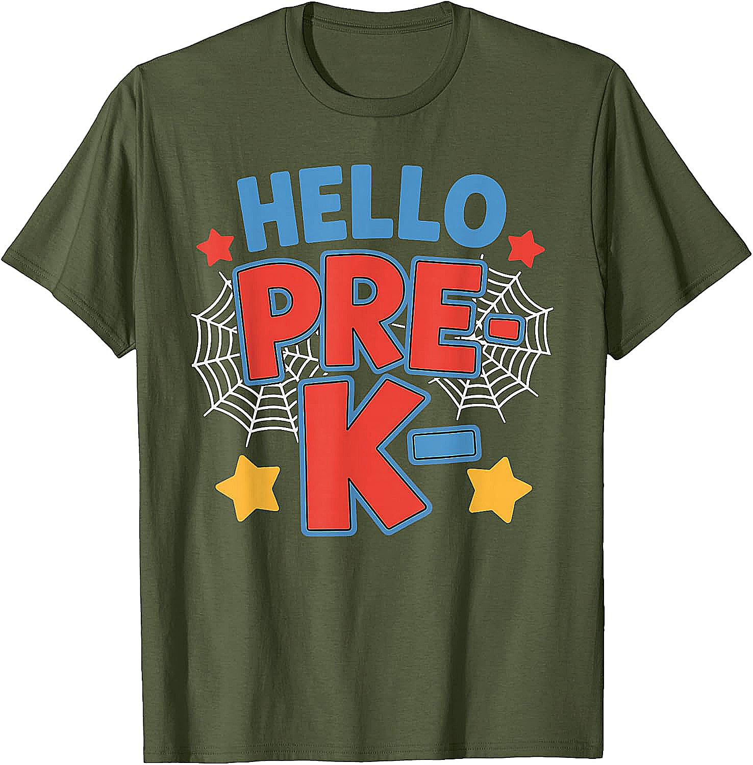 Hello Pre-K T-Shirt Back to School First Day Tee