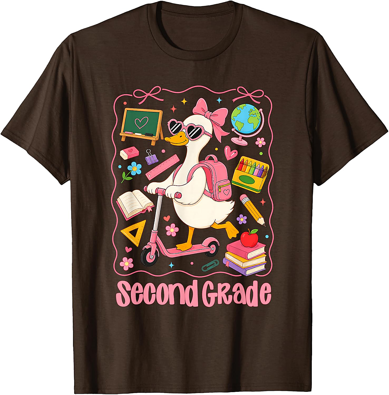 2nd Grade Goose T-Shirt | Back to School Girl Tee