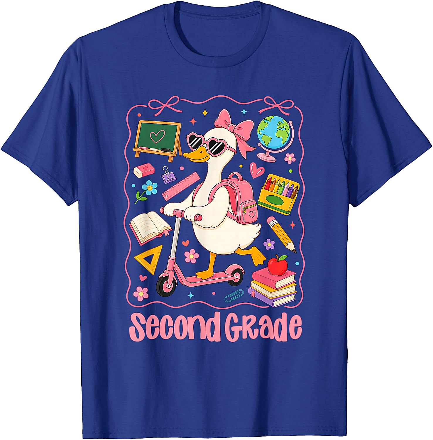 2nd Grade Goose T-Shirt | Back to School Girl Tee