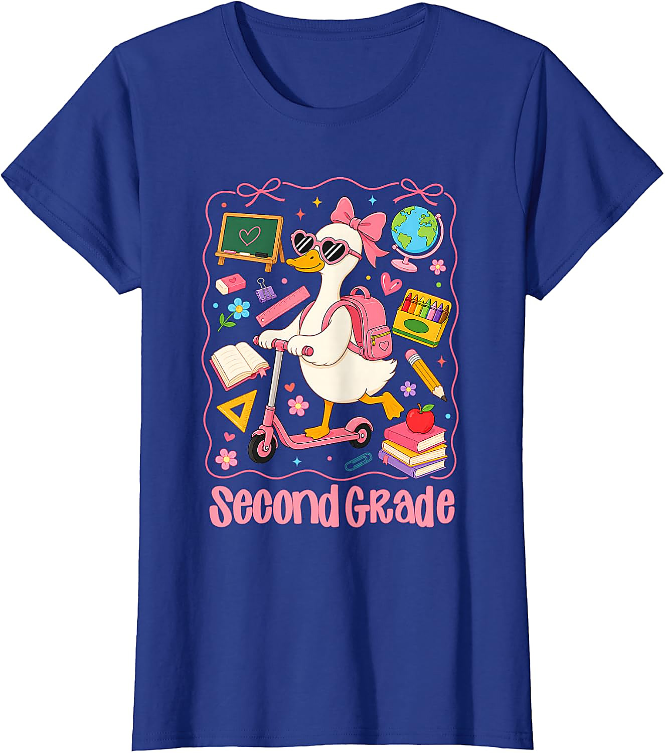 2nd Grade Goose T-Shirt | Back to School Girl Tee
