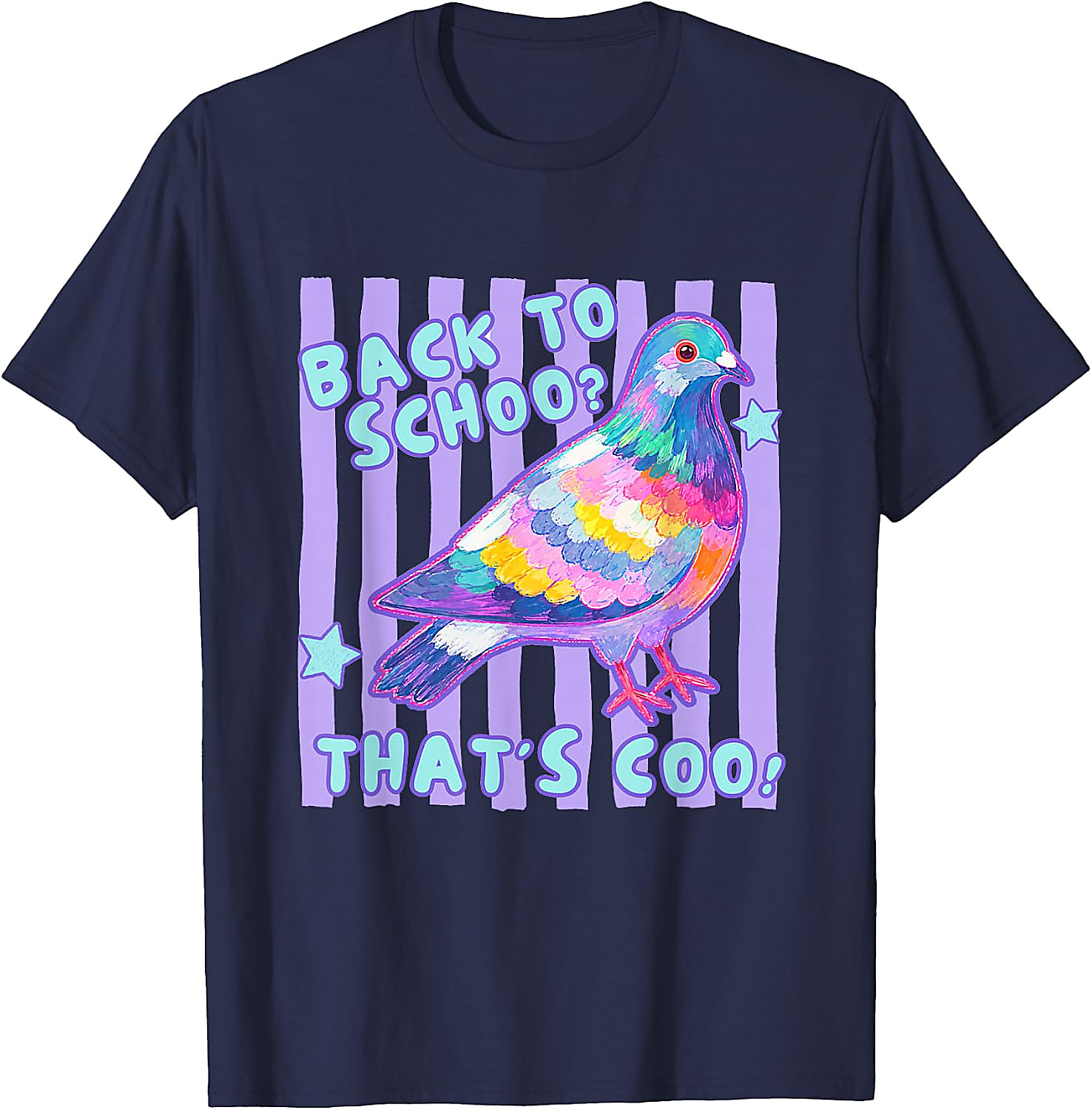 Back to School Pigeon T-Shirt | Funny 'Thats Coo' Tee