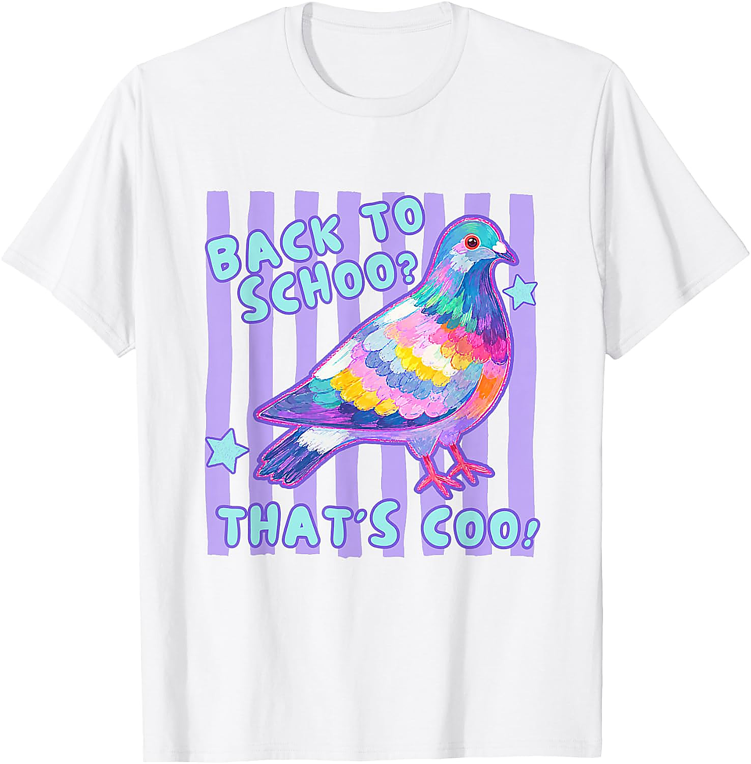 Back to School Pigeon T-Shirt | Funny 'Thats Coo' Tee