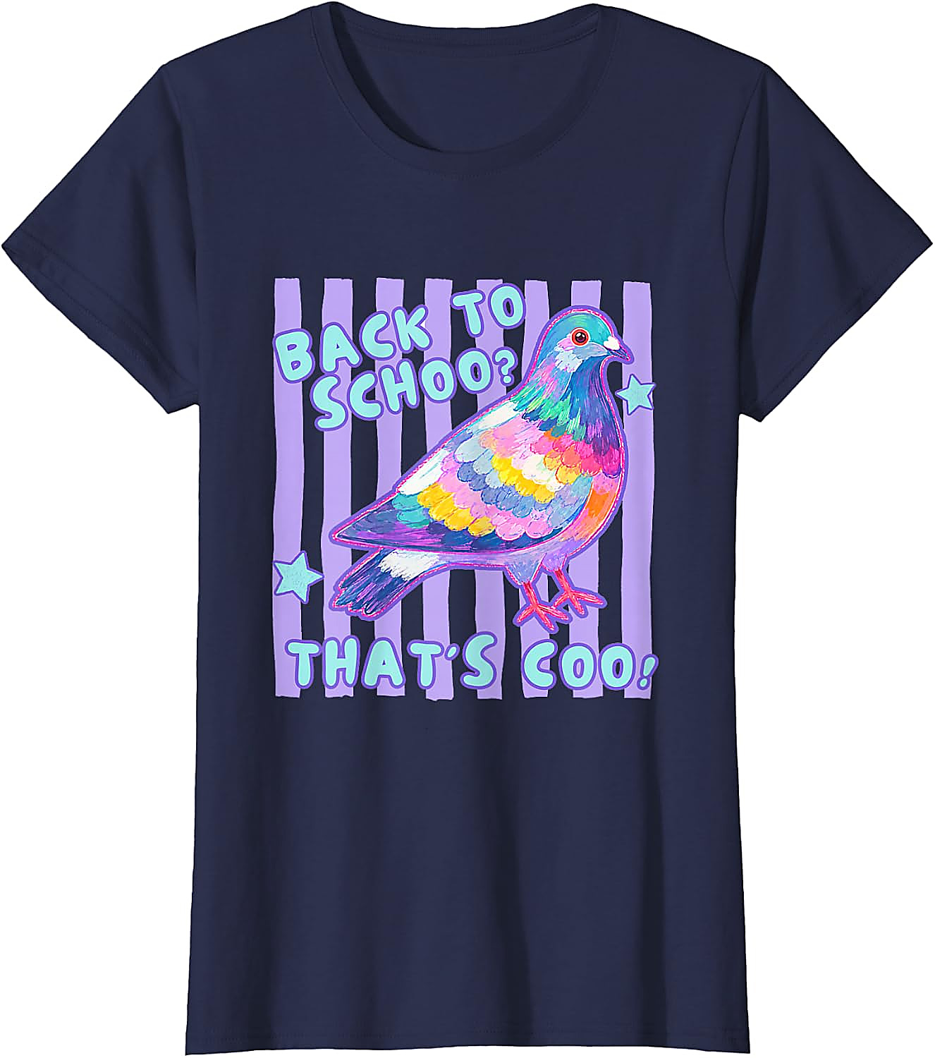 Back to School Pigeon T-Shirt | Funny 'Thats Coo' Tee