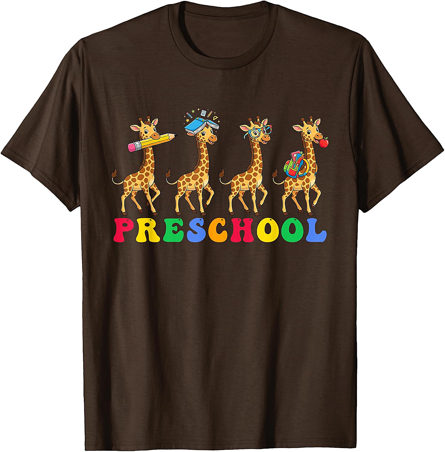 Preschool Giraffe T-Shirt | Back to School Teacher Tee