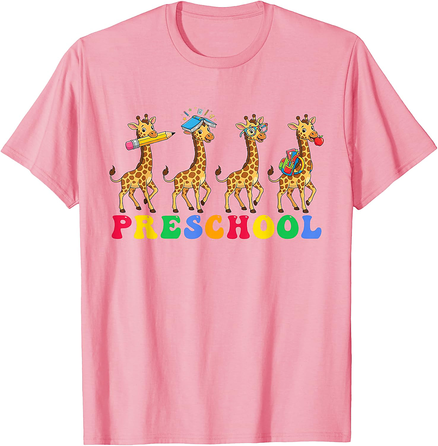 Preschool Giraffe T-Shirt | Back to School Teacher Tee