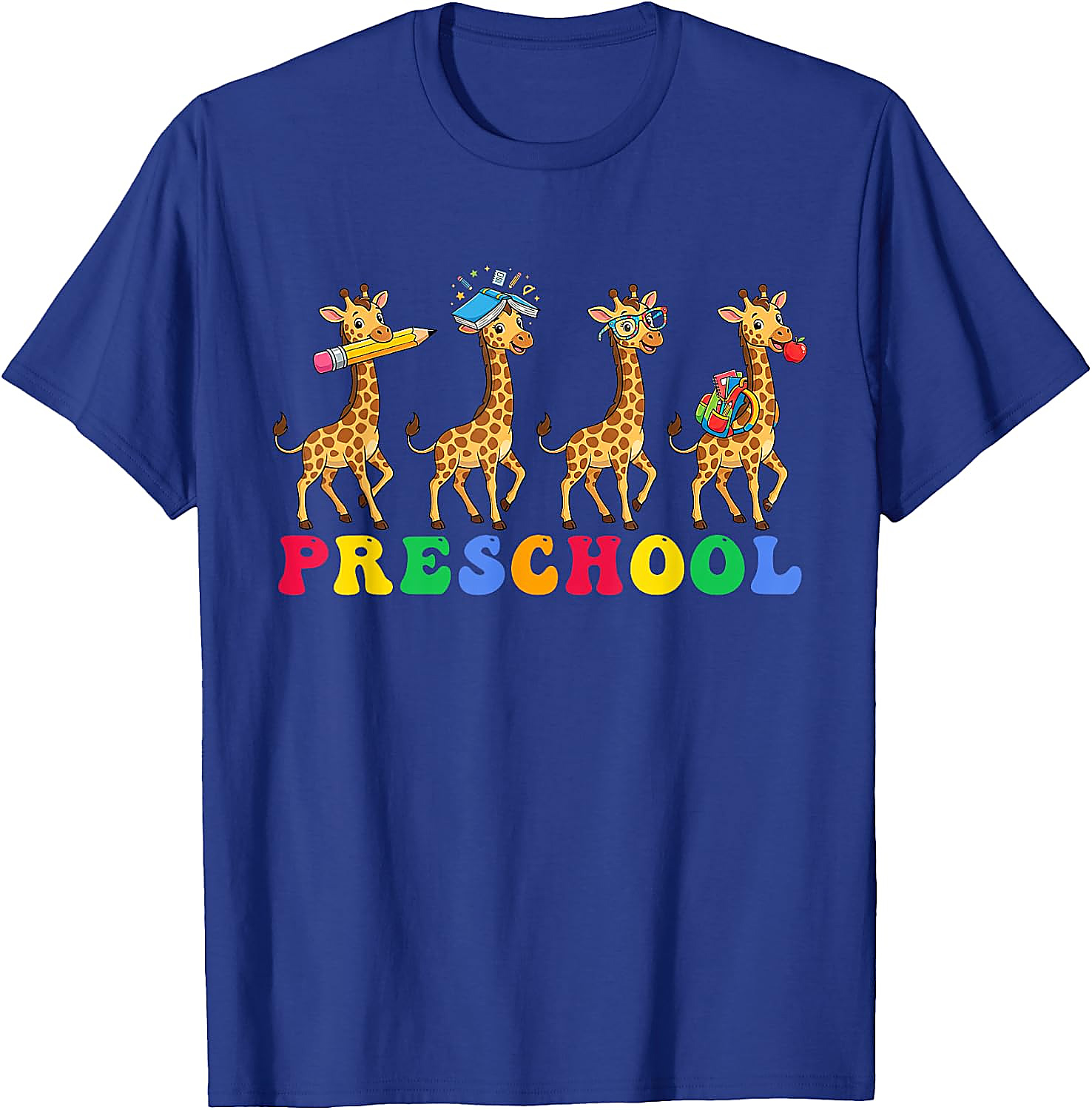 Preschool Giraffe T-Shirt | Back to School Teacher Tee