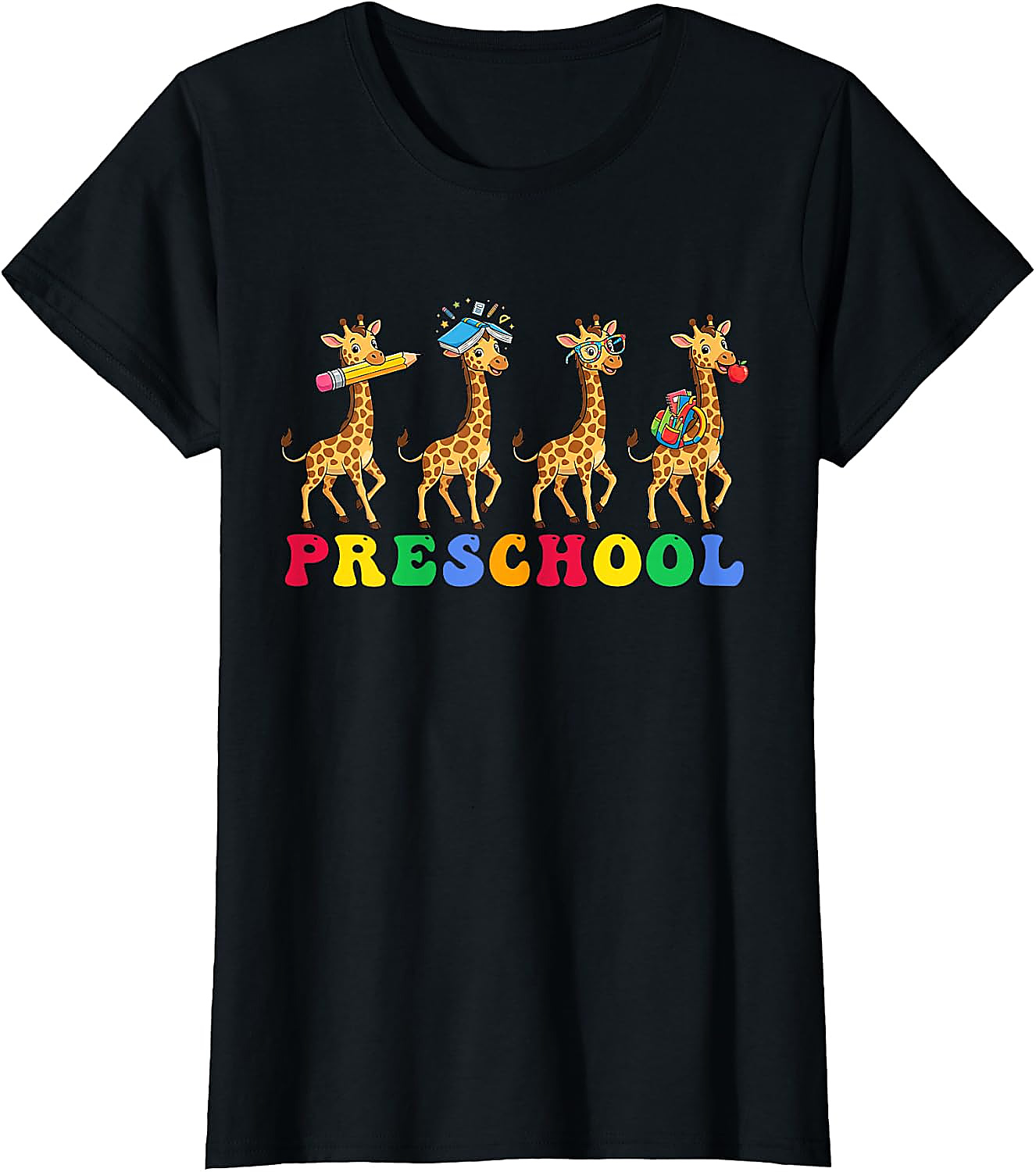 Preschool Giraffe T-Shirt | Back to School Teacher Tee