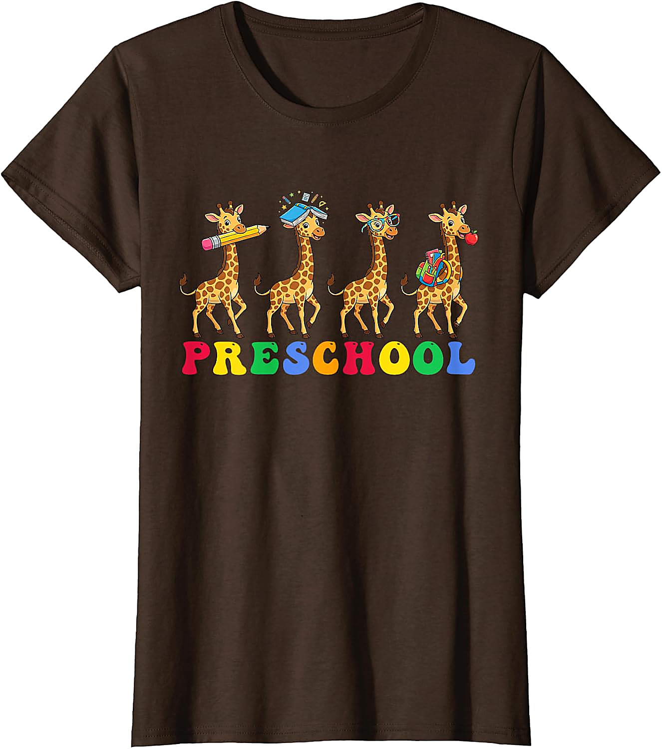Preschool Giraffe T-Shirt | Back to School Teacher Tee