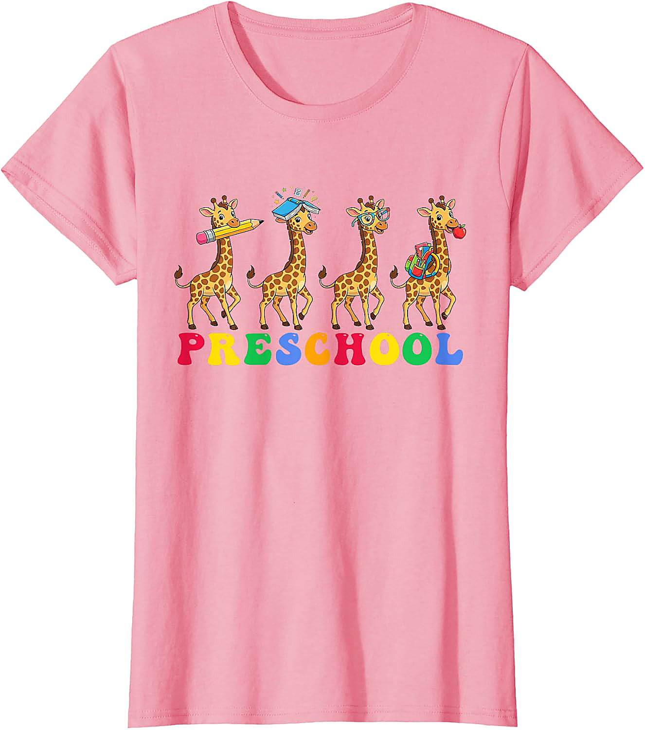 Preschool Giraffe T-Shirt | Back to School Teacher Tee