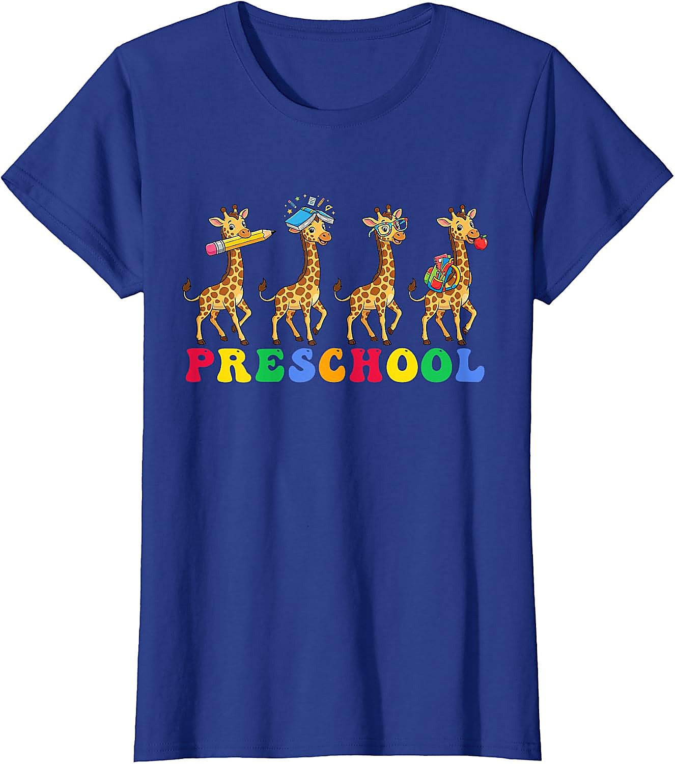 Preschool Giraffe T-Shirt | Back to School Teacher Tee