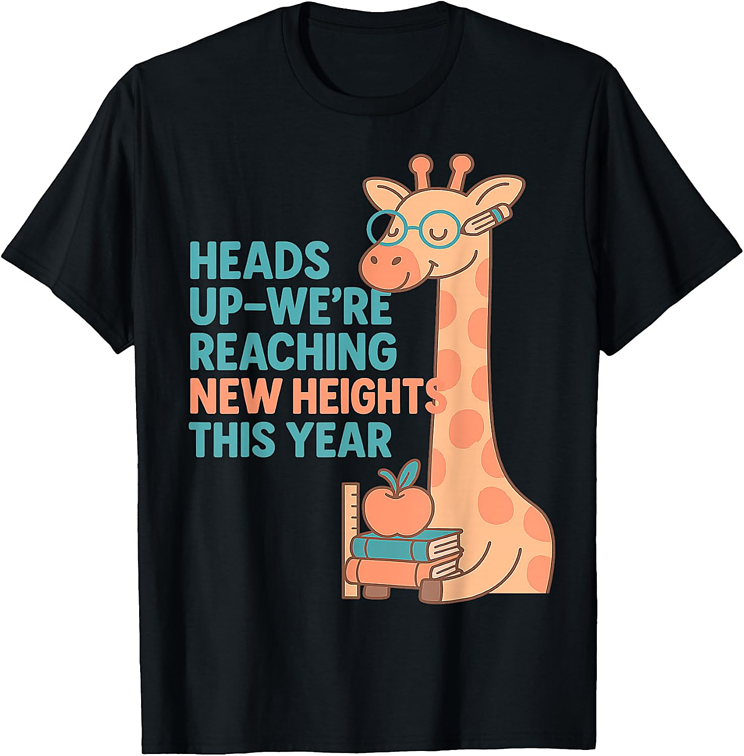 Teacher Giraffe Shirt | Funny Back to School Tee