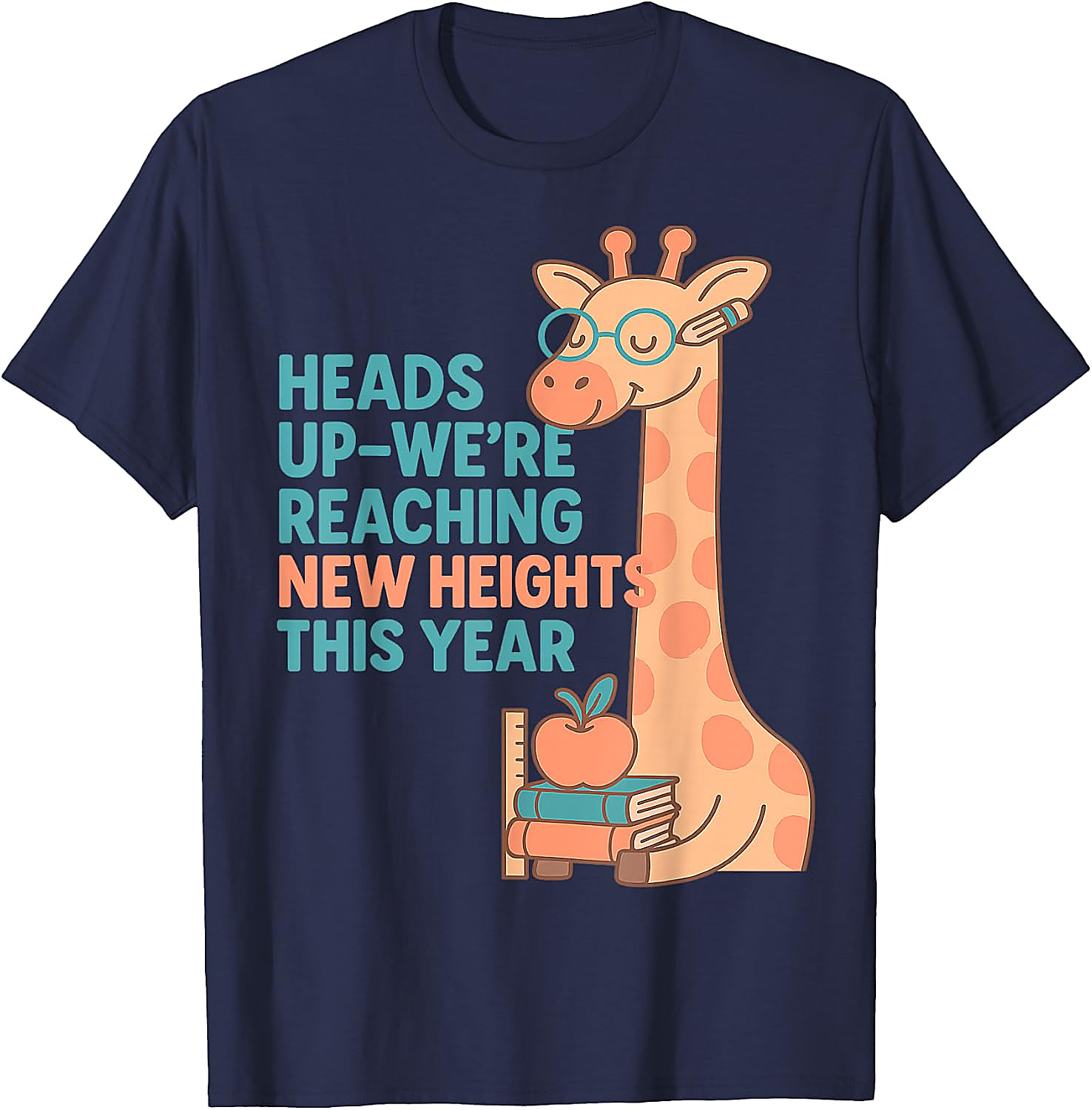 Teacher Giraffe Shirt | Funny Back to School Tee
