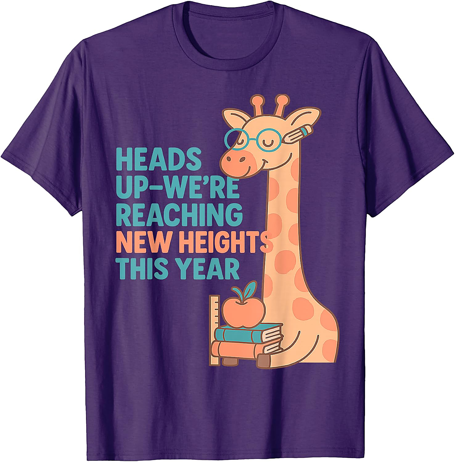 Teacher Giraffe Shirt | Funny Back to School Tee