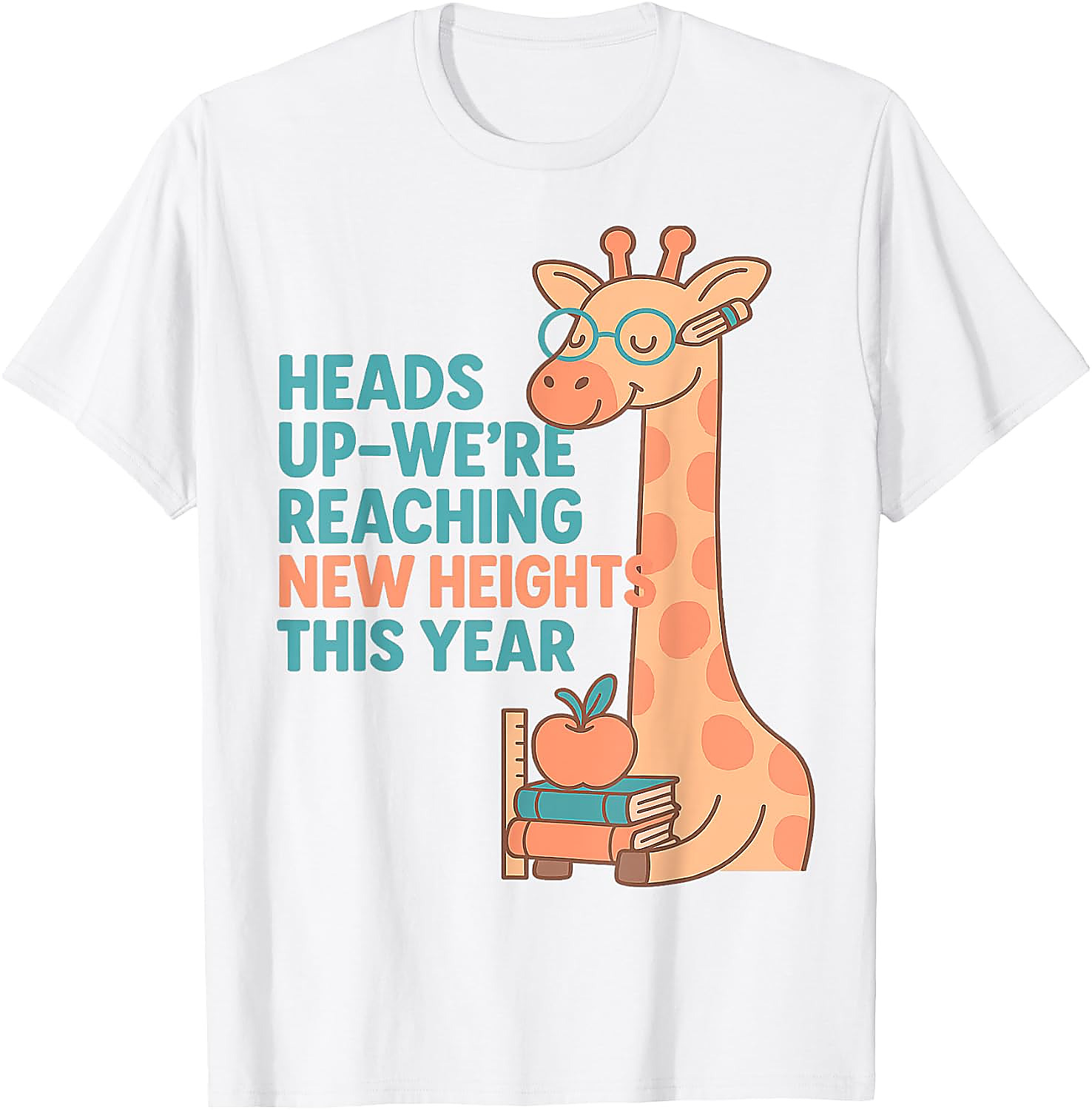 Teacher Giraffe Shirt | Funny Back to School Tee