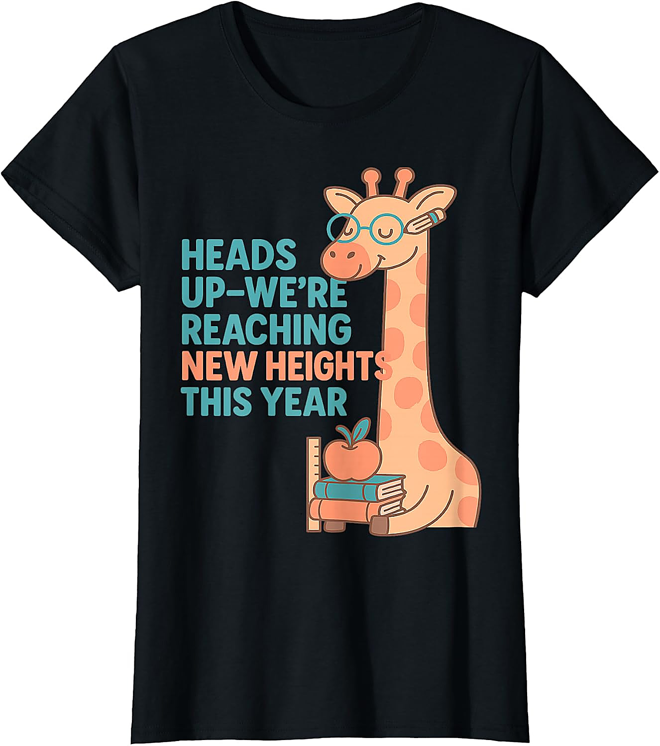Teacher Giraffe Shirt | Funny Back to School Tee