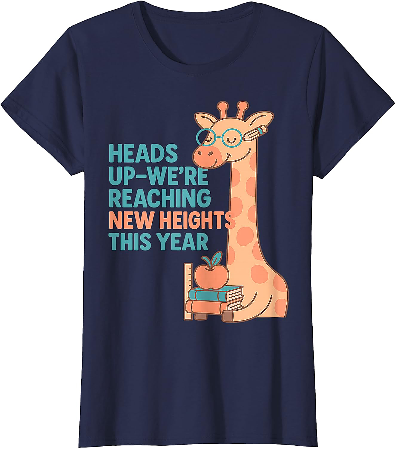 Teacher Giraffe Shirt | Funny Back to School Tee