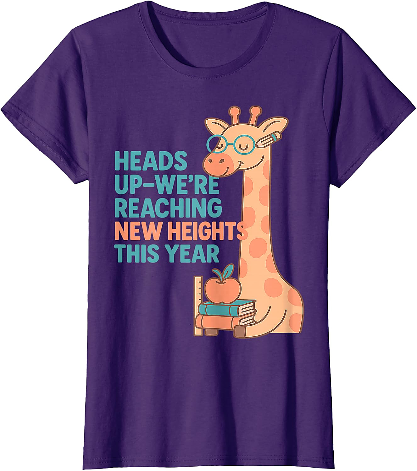 Teacher Giraffe Shirt | Funny Back to School Tee