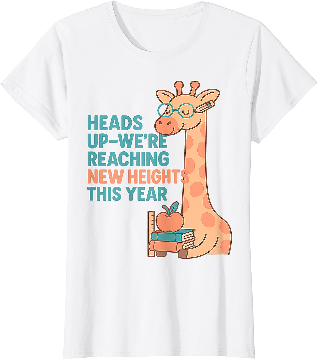 Teacher Giraffe Shirt | Funny Back to School Tee