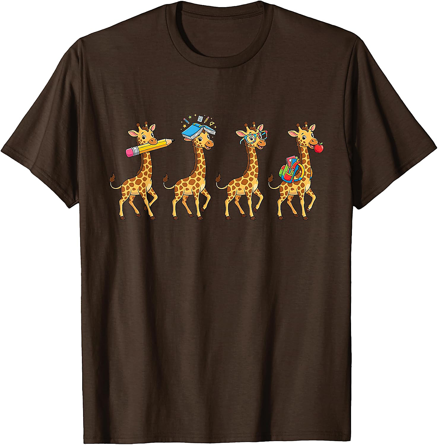 Funny Giraffe Back to School T-Shirt | Teacher Student Tee