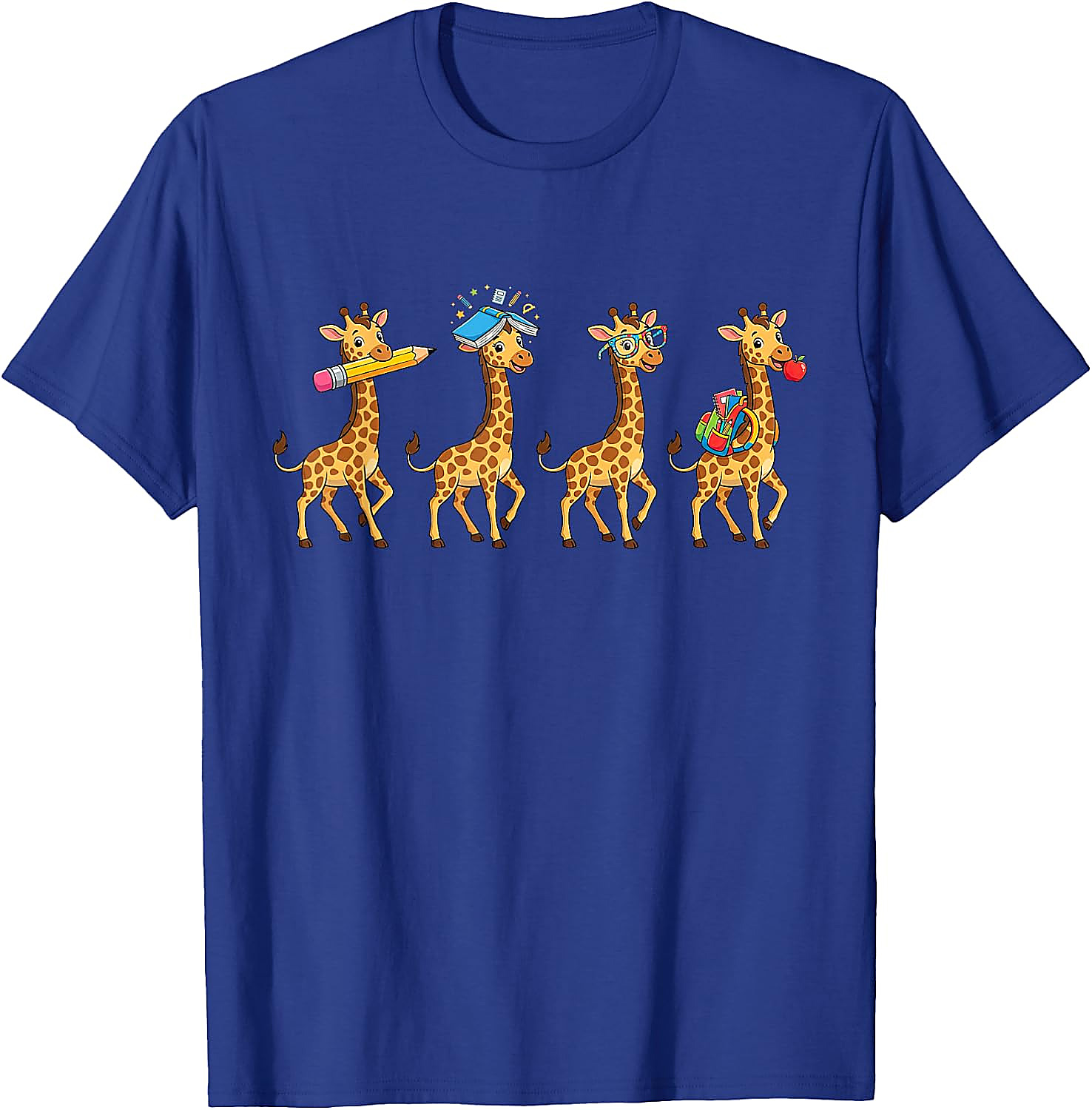 Funny Giraffe Back to School T-Shirt | Teacher Student Tee