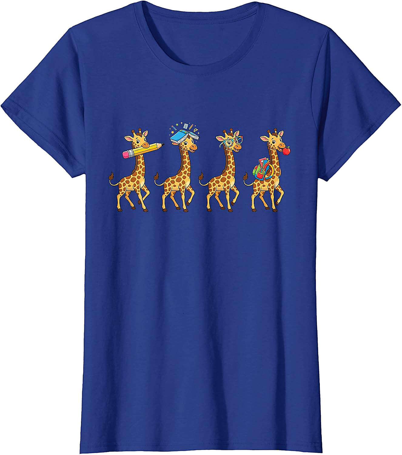 Funny Giraffe Back to School T-Shirt | Teacher Student Tee