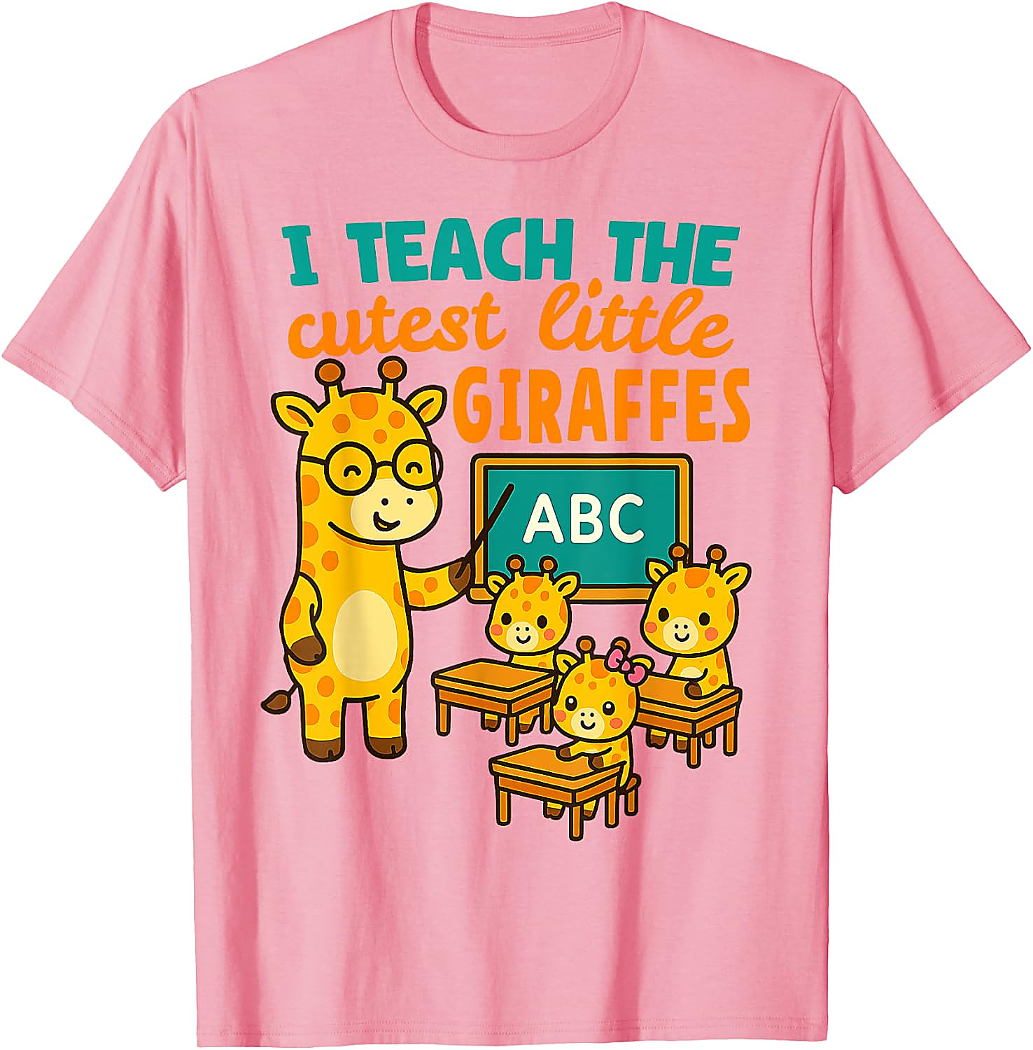 Cutest Giraffes Teacher T-Shirt | Back to School Gift Tee