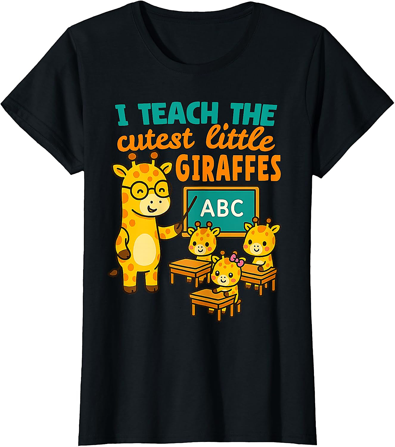 Cutest Giraffes Teacher T-Shirt | Back to School Gift Tee