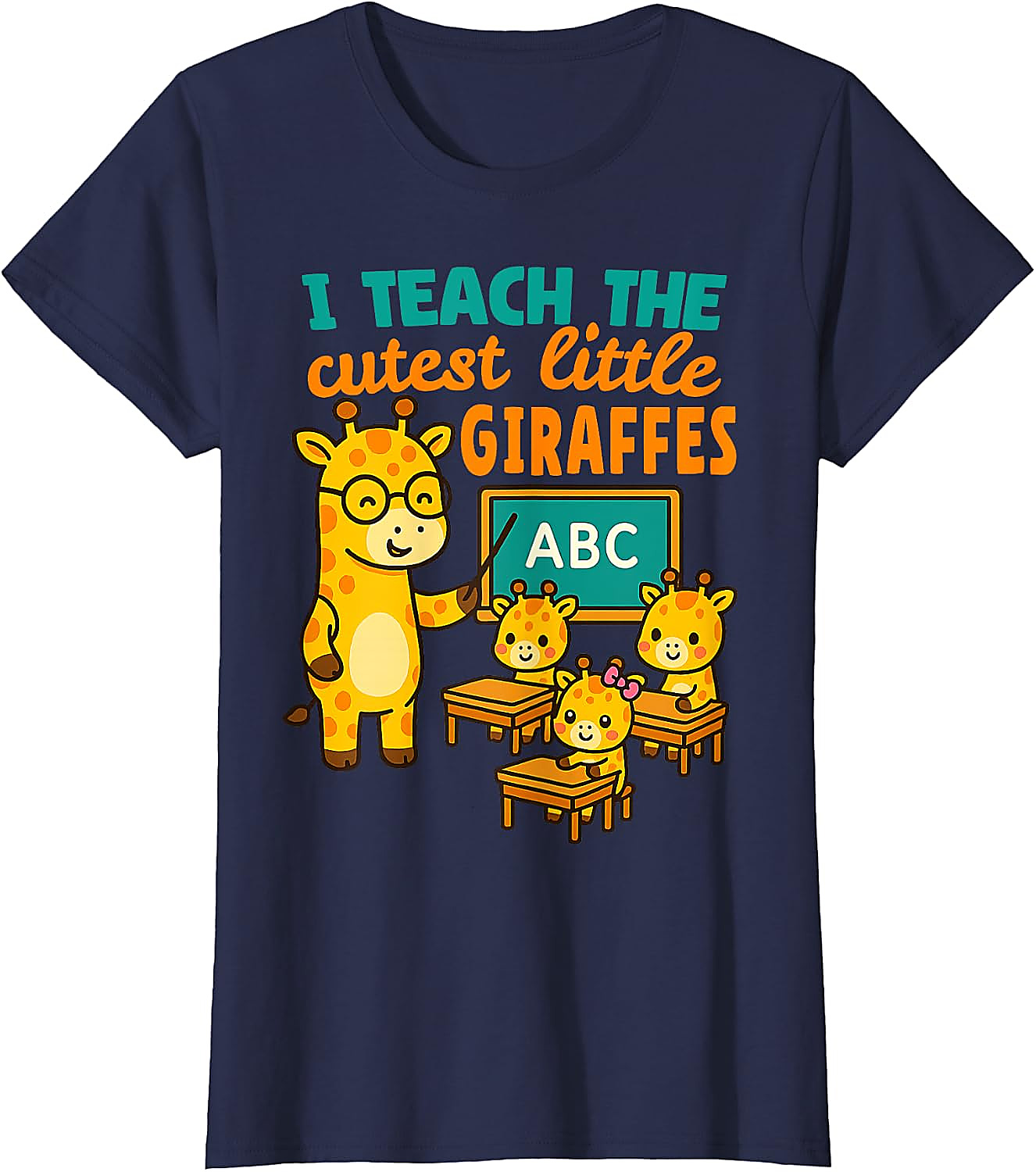 Cutest Giraffes Teacher T-Shirt | Back to School Gift Tee