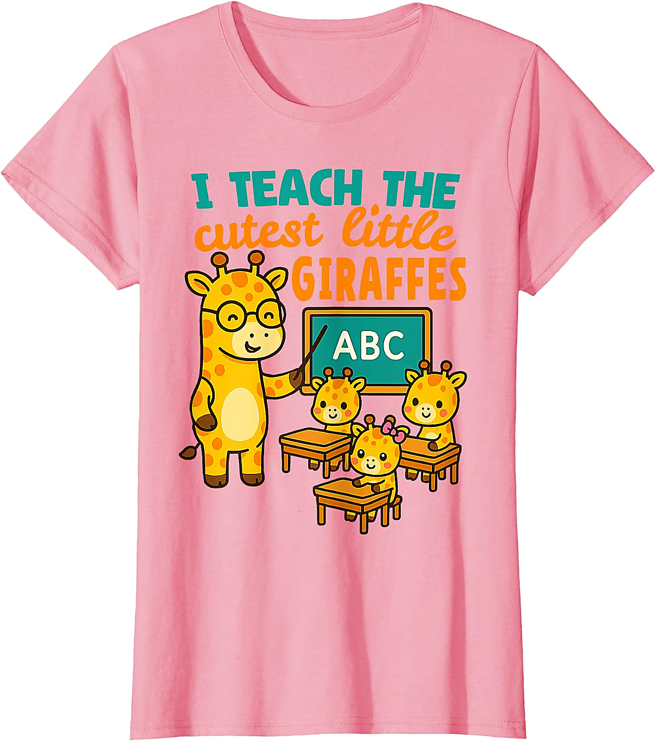 Cutest Giraffes Teacher T-Shirt | Back to School Gift Tee
