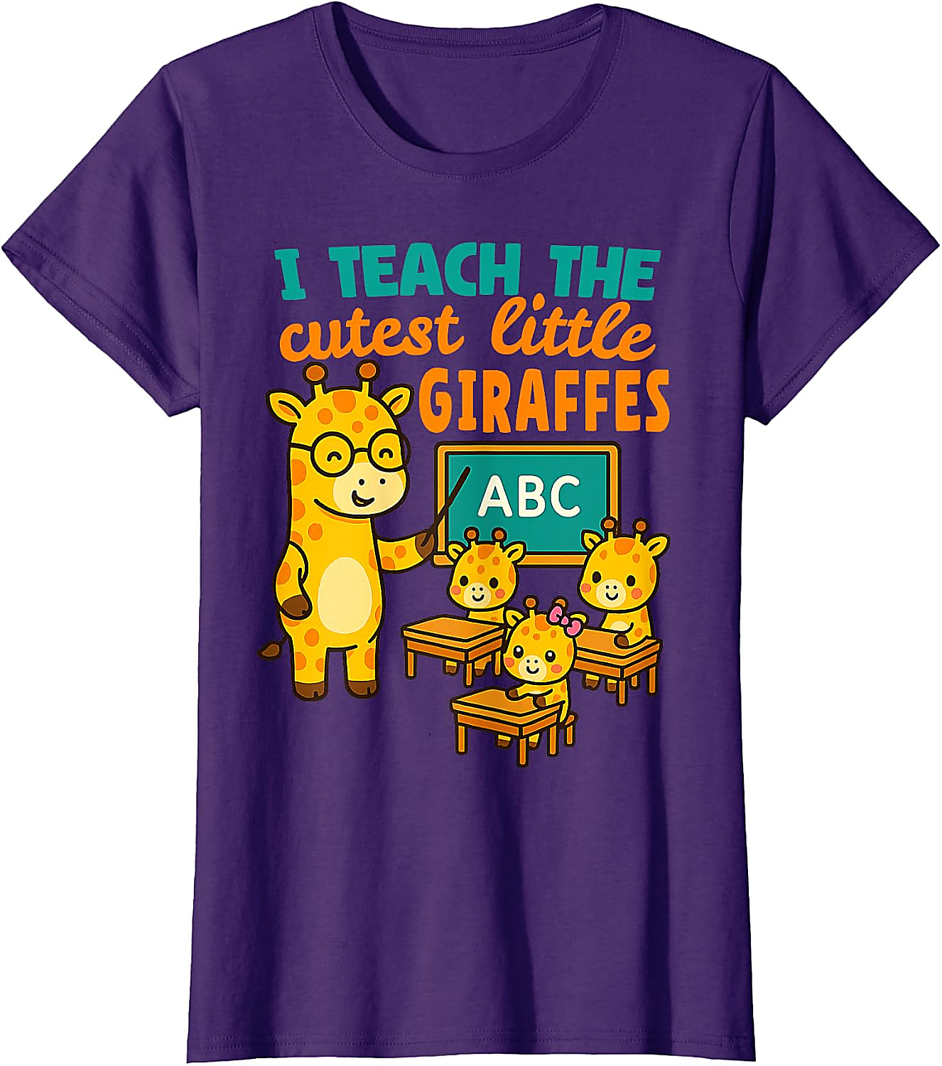 Cutest Giraffes Teacher T-Shirt | Back to School Gift Tee