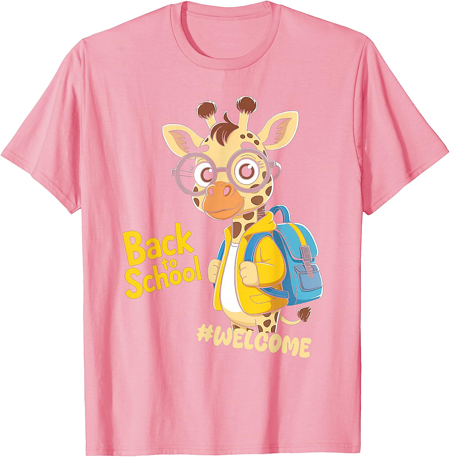 Back to School Giraffe T-Shirt | Funny Student Graphic Tee