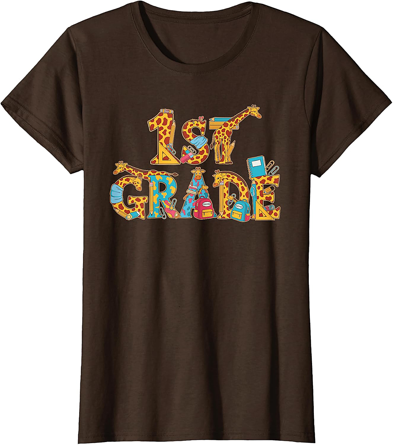 First Grade Giraffe T-Shirt for Kids | Back to School Tee