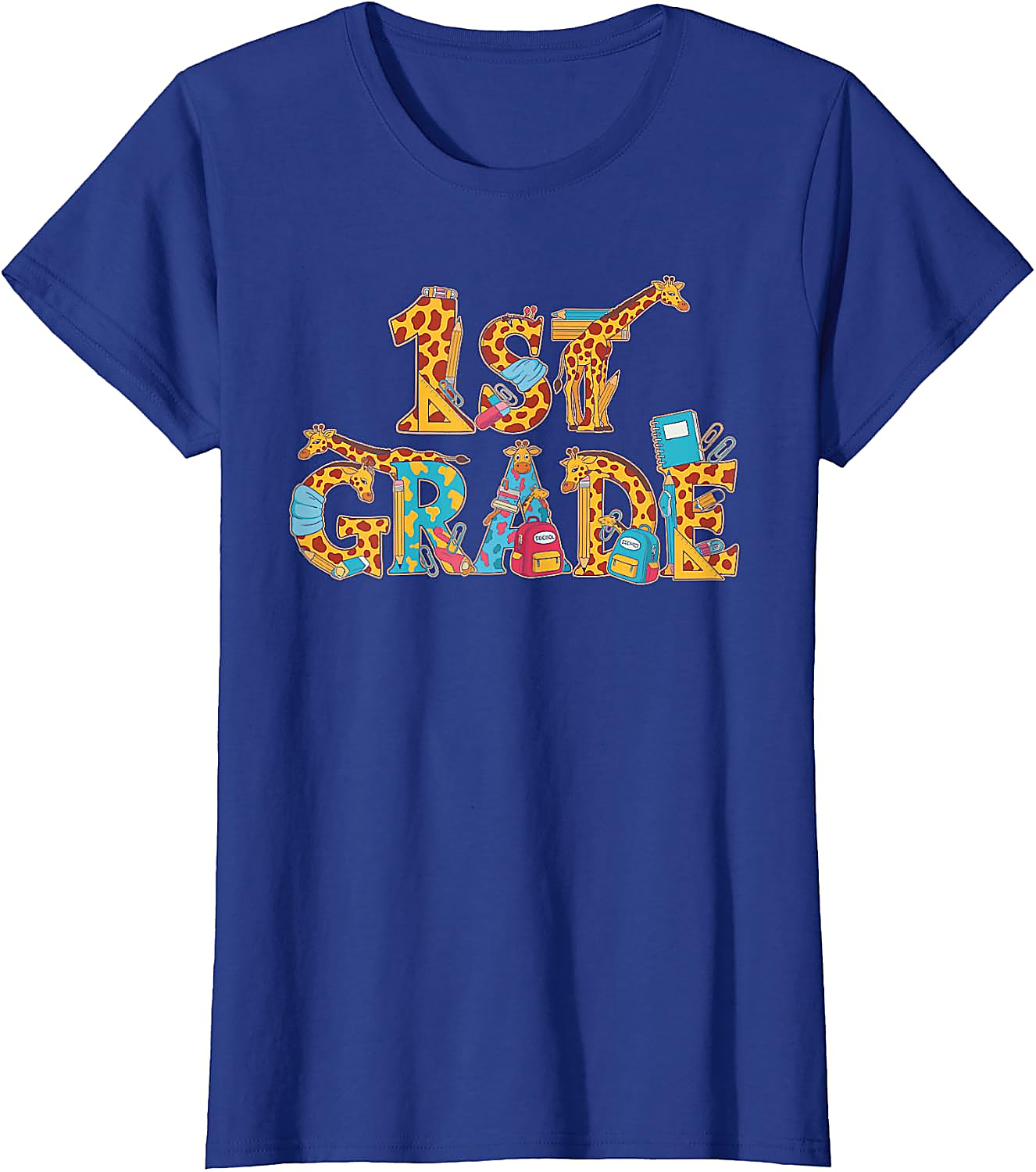 First Grade Giraffe T-Shirt for Kids | Back to School Tee