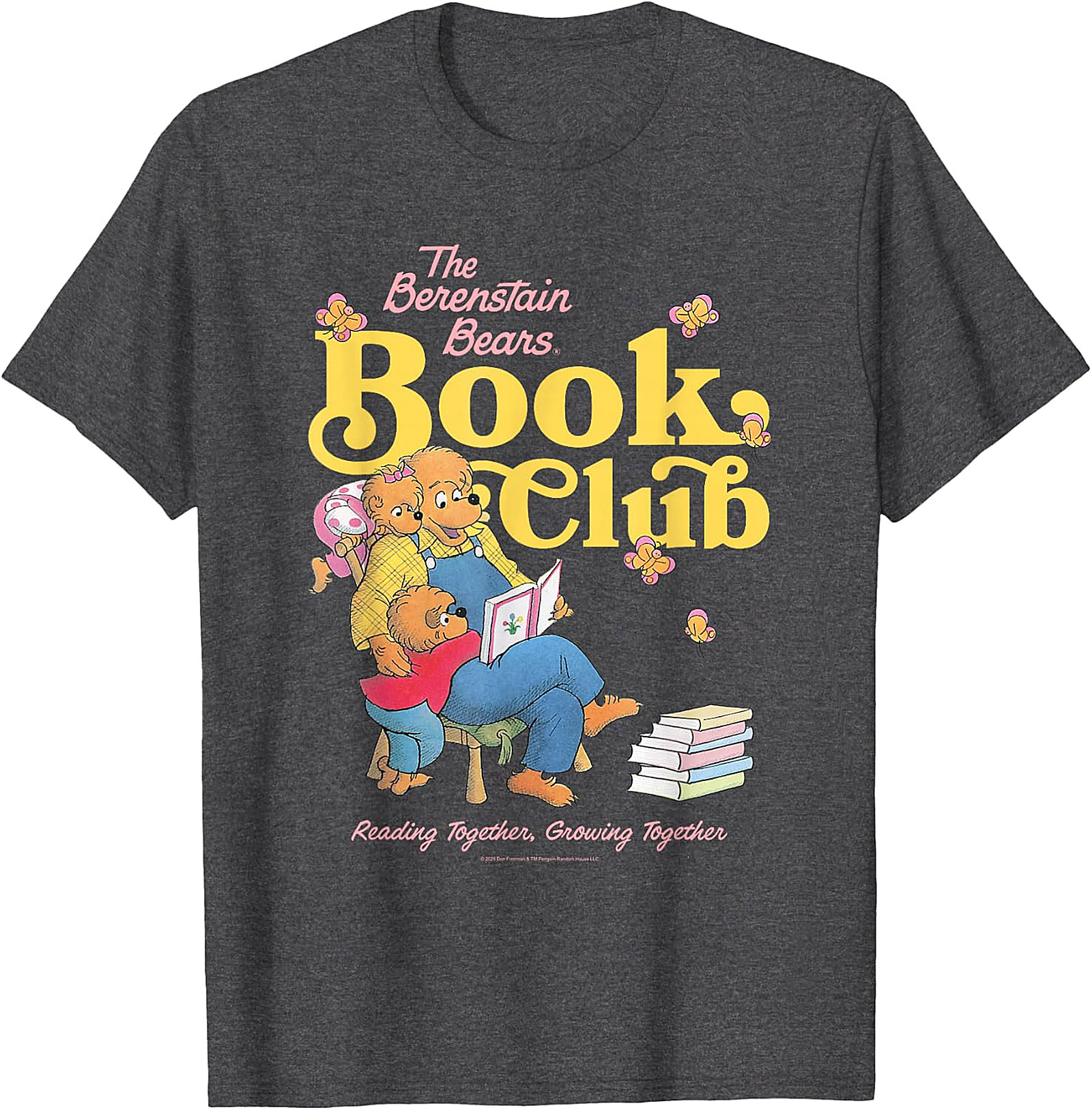 The Berenstain Bears Book Club T-Shirt - Black Graphic Tee