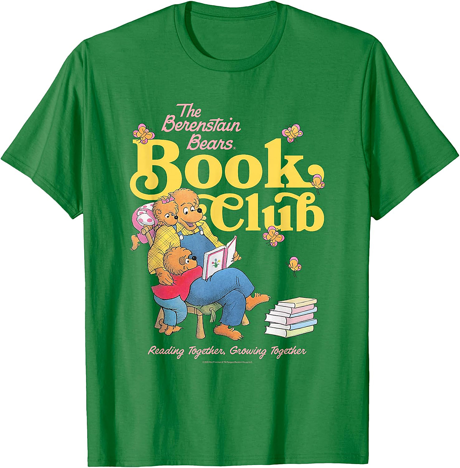 The Berenstain Bears Book Club T-Shirt - Black Graphic Tee