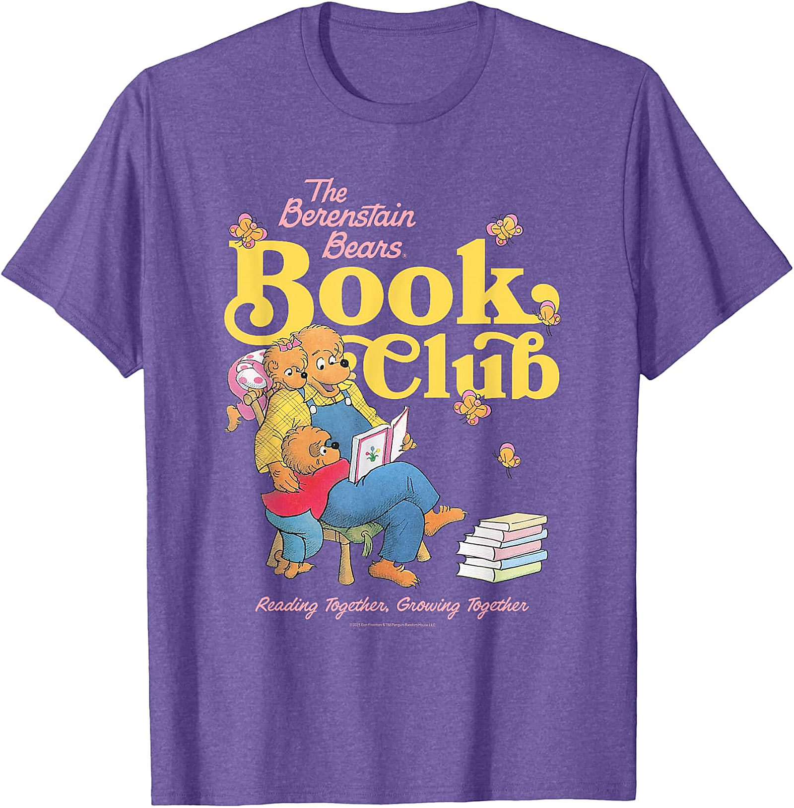 The Berenstain Bears Book Club T-Shirt - Black Graphic Tee
