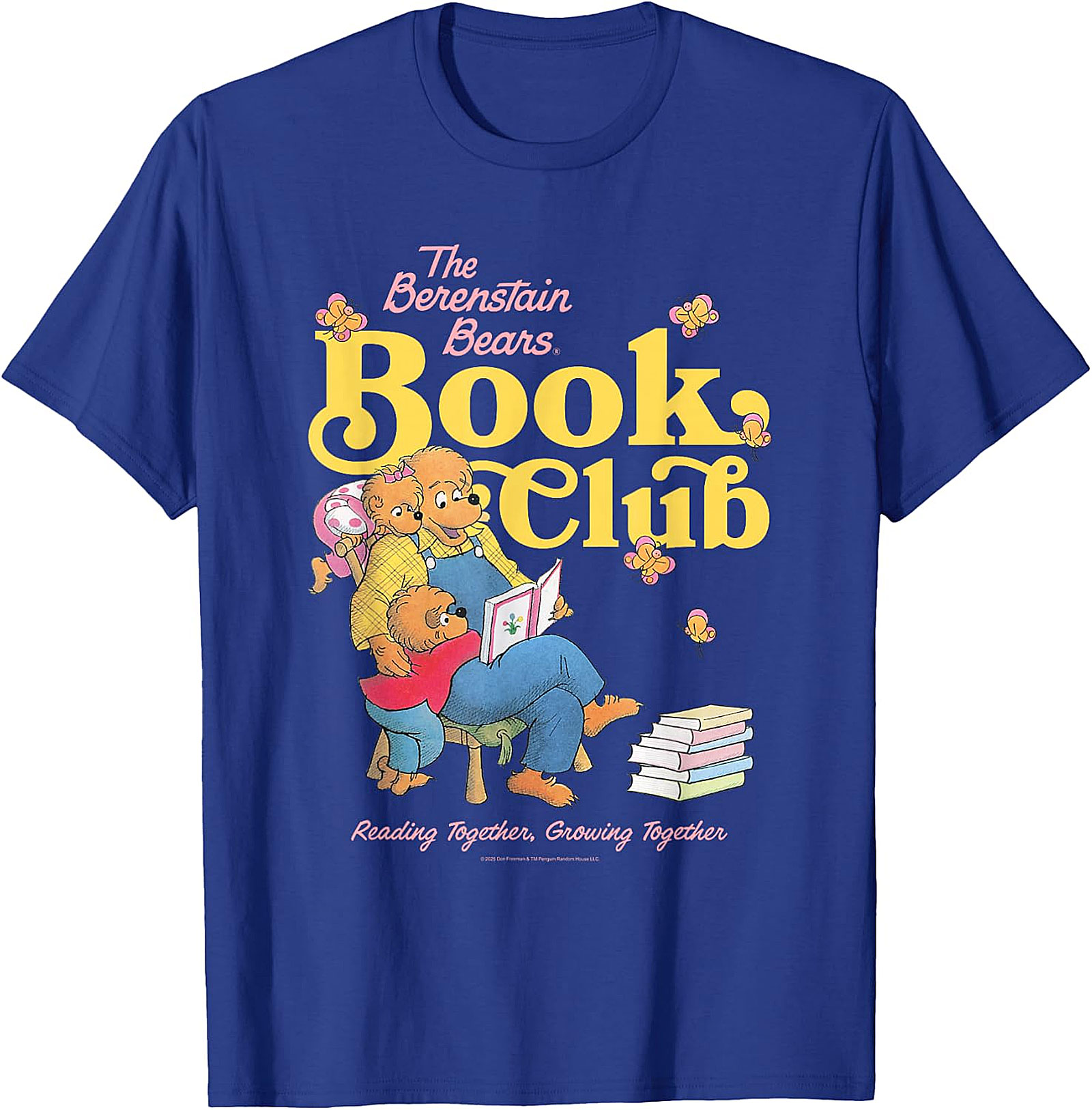 The Berenstain Bears Book Club T-Shirt - Black Graphic Tee