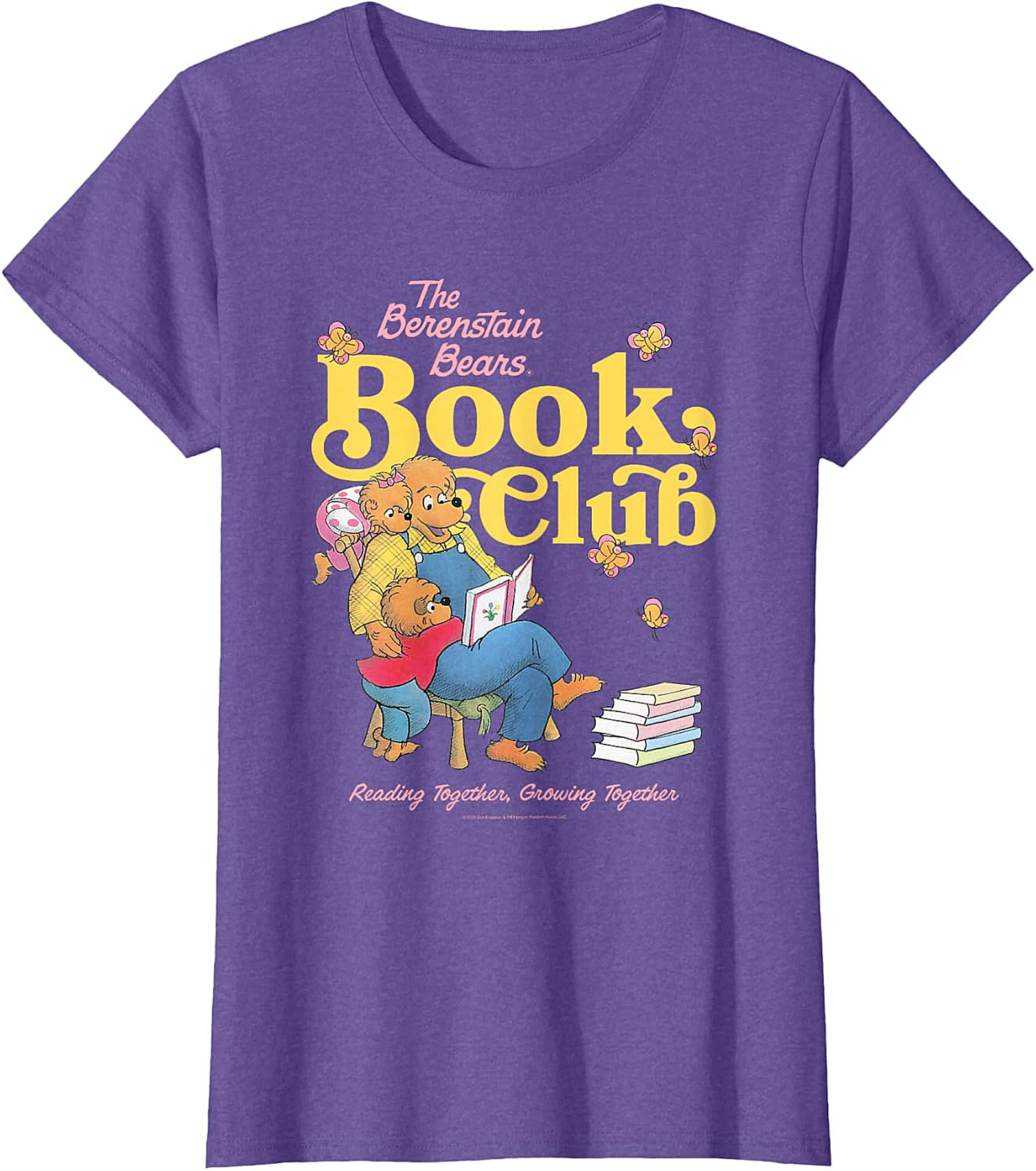 The Berenstain Bears Book Club T-Shirt - Black Graphic Tee