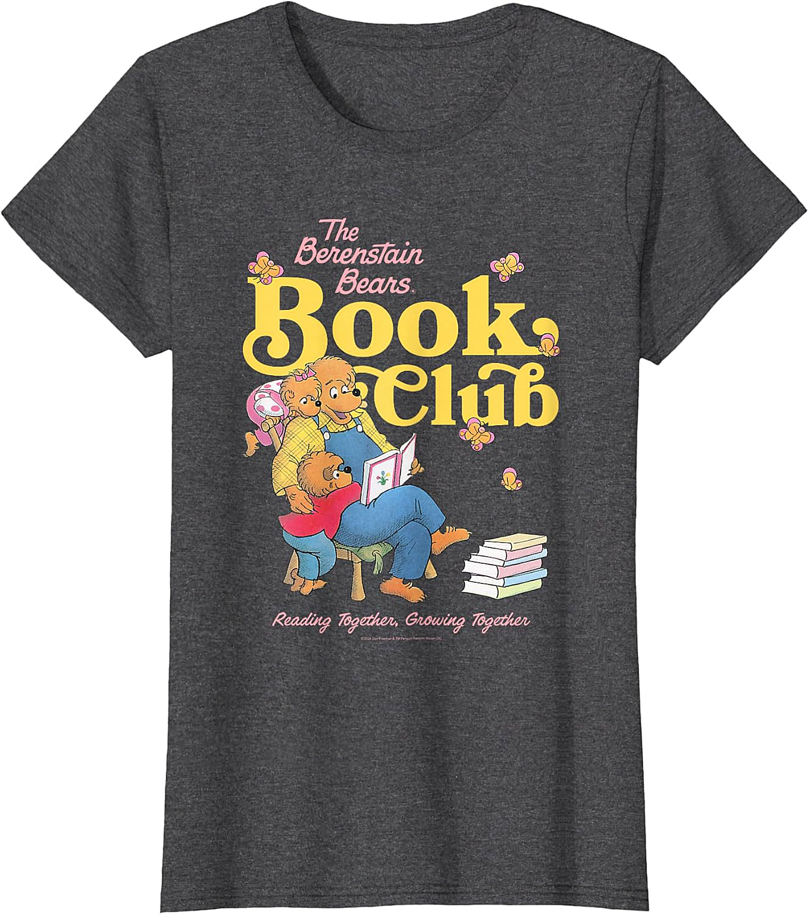 The Berenstain Bears Book Club T-Shirt - Black Graphic Tee