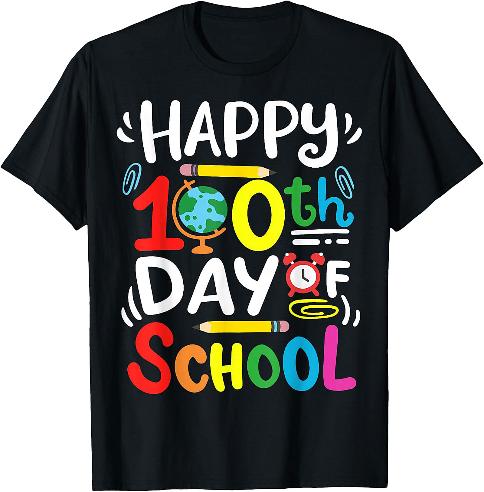 Happy 100th Day of School T-Shirt - Teacher & Student Tee