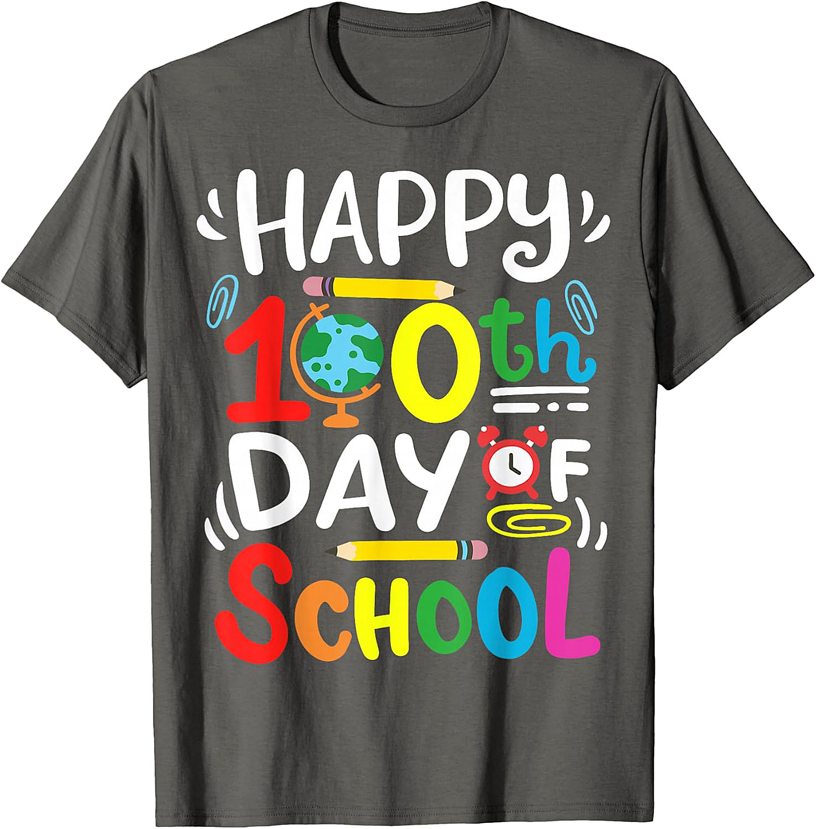 Happy 100th Day of School T-Shirt - Teacher & Student Tee
