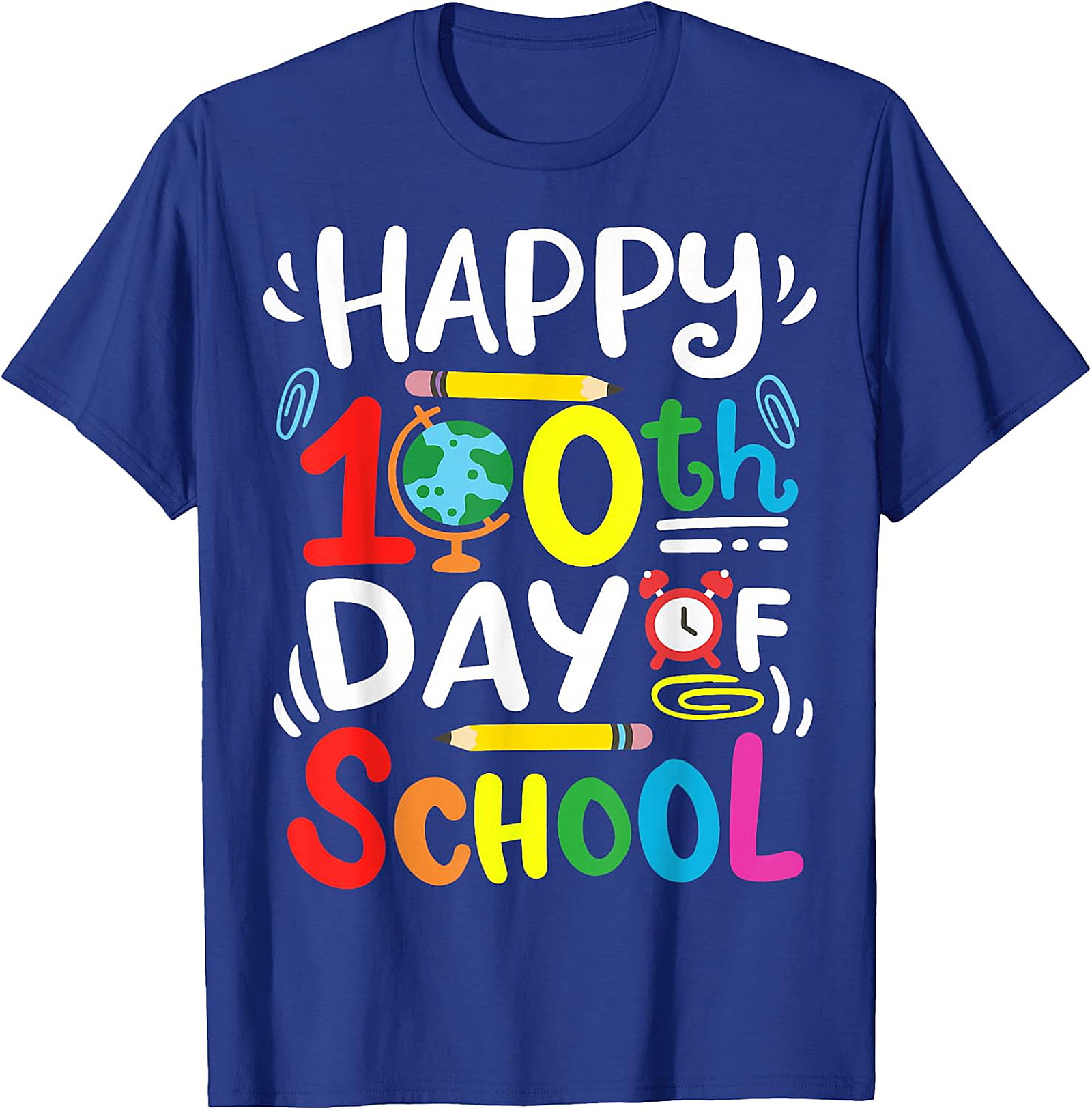 Happy 100th Day of School T-Shirt - Teacher & Student Tee