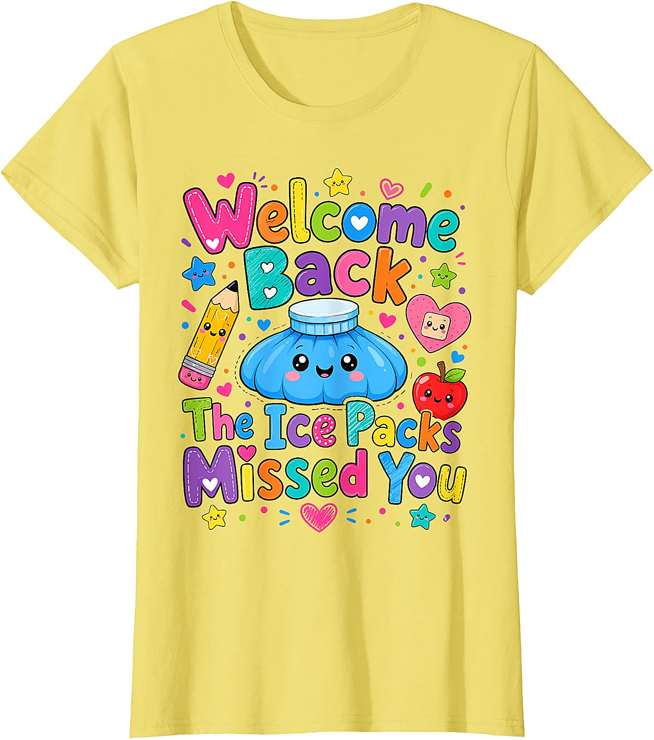  Welcome Back The Ice Packs Missed You Nurse T-Shirt