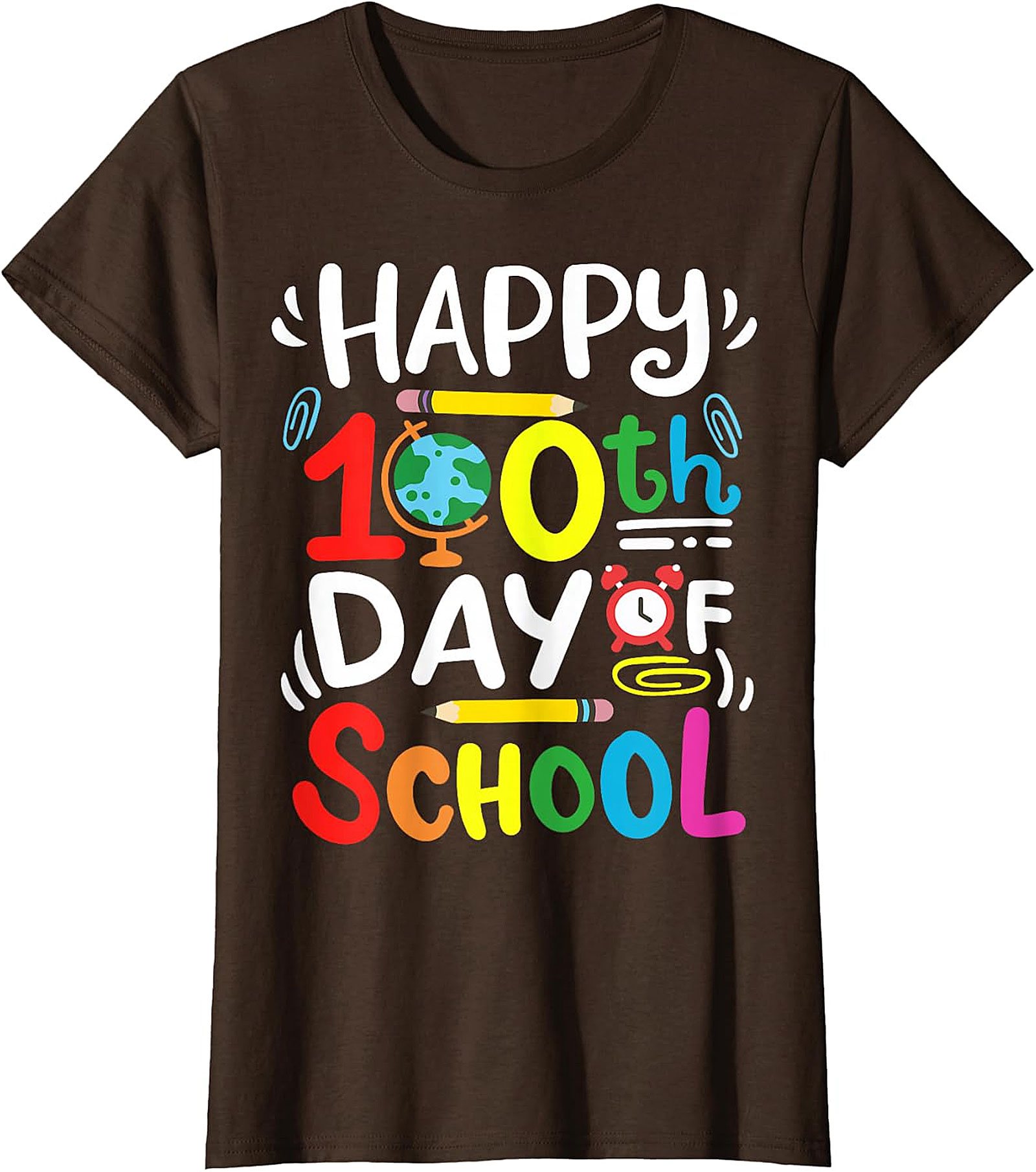 Happy 100th Day of School T-Shirt - Teacher & Student Tee