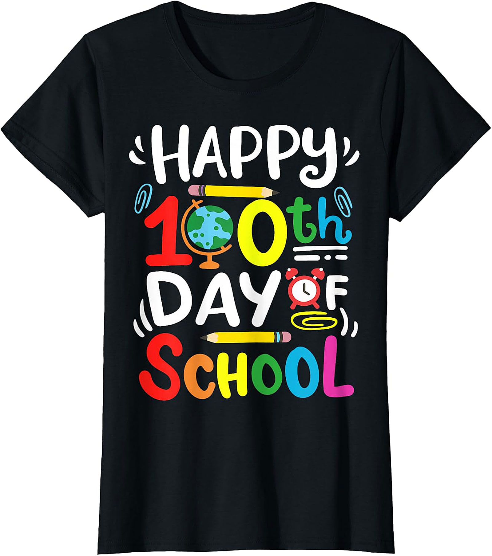 Happy 100th Day of School T-Shirt - Teacher & Student Tee