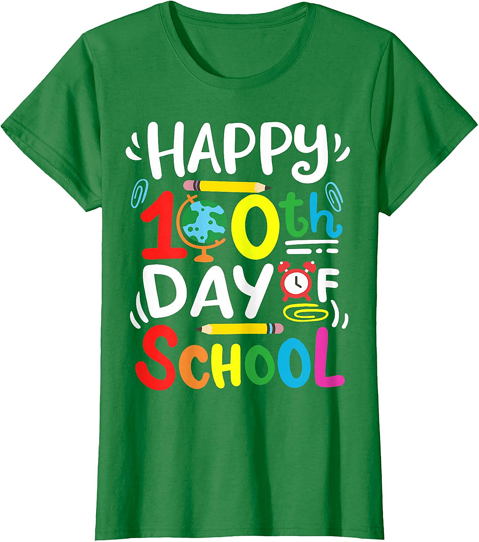 Happy 100th Day of School T-Shirt - Teacher & Student Tee