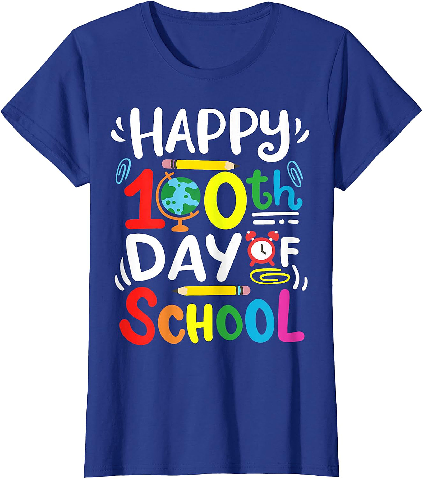 Happy 100th Day of School T-Shirt - Teacher & Student Tee