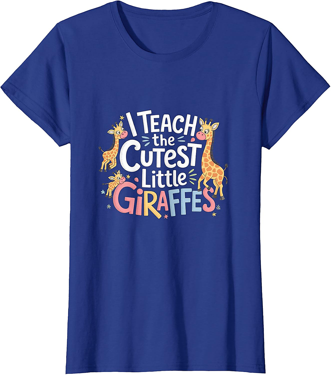 Cute Giraffes Funny Teacher T-Shirt | School Graphic Tee